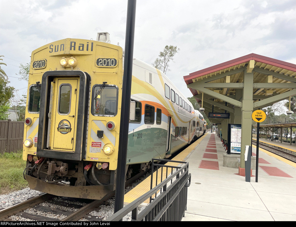 Sunrail Train # P335SB at Deland Station